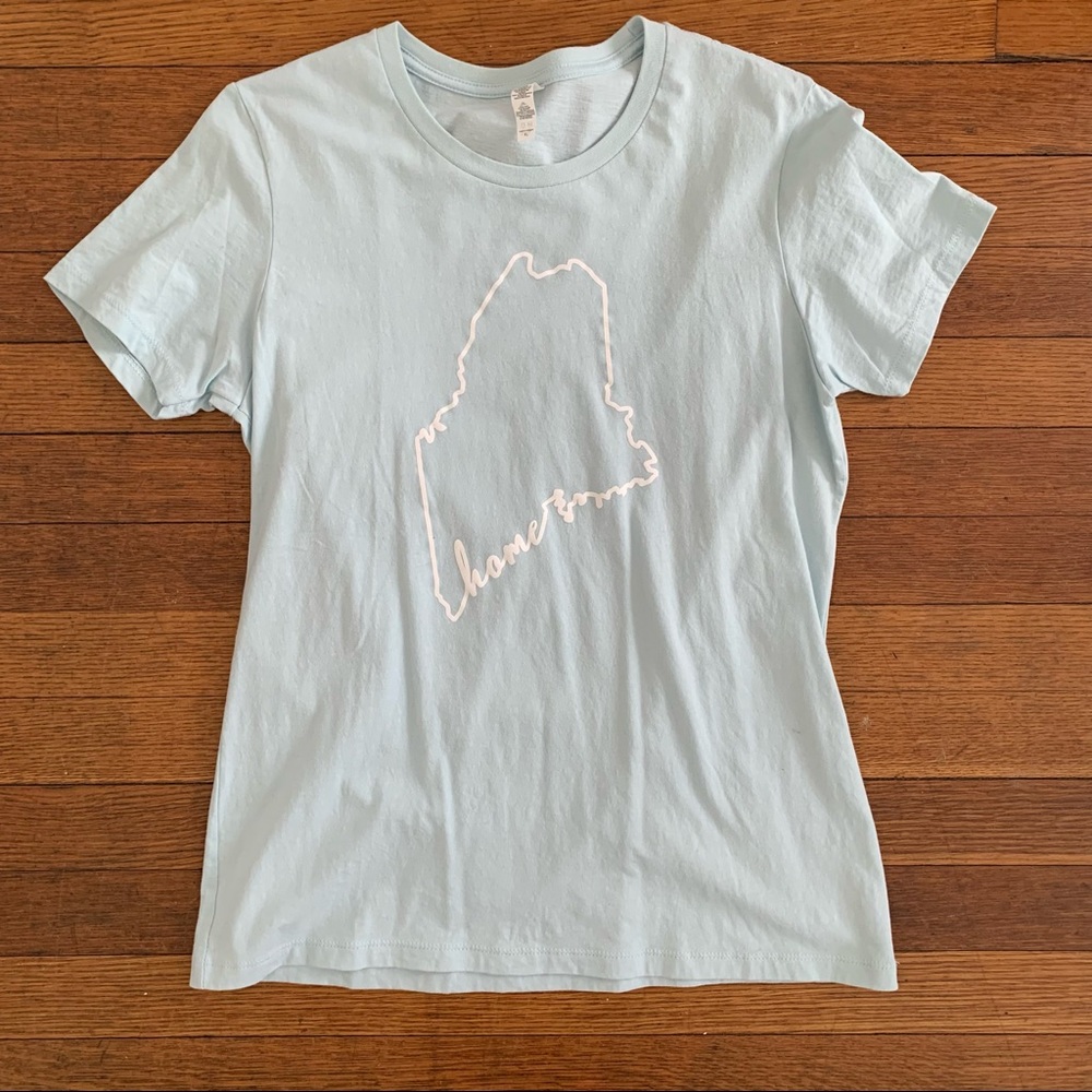 Maine "Home" T-Shirt, Light Blue
